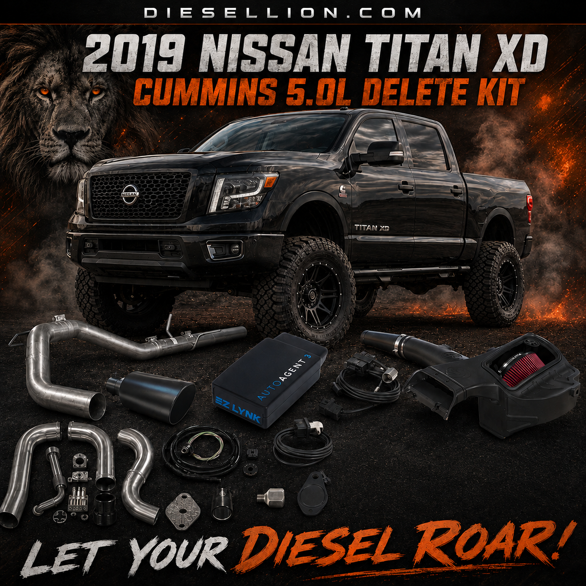 EZ LYNK EGR DPF DEF DELETE KIT | 2016-2019 NISSAN TITAN XD 5.0L CUMMINS