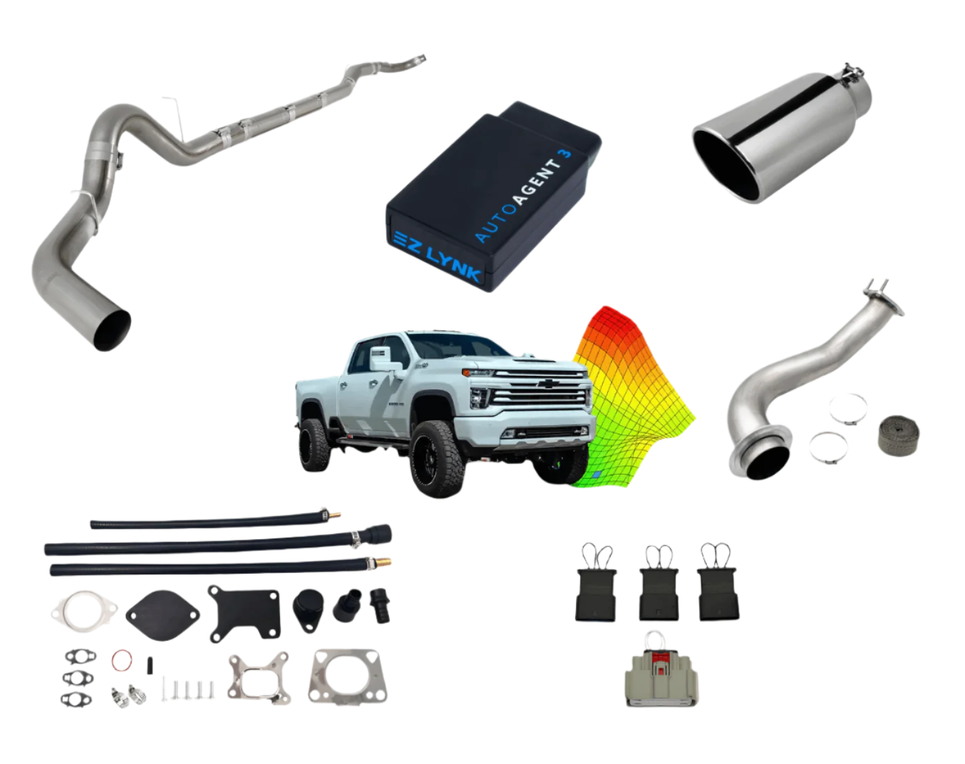 EZ LYNK DPF DEF EGR DELETE KIT | STEALTH TUNES | 2017-2023 CHEVY / GMC DURAMAX
