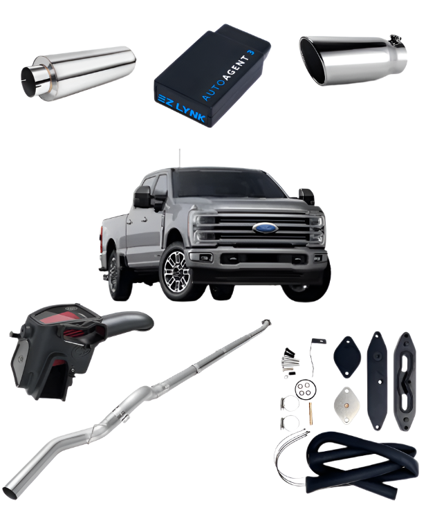 DPF DEF EGR CAT DELETE KIT | Including Ez Lynk 3 Tuner | 2020-2022 FORD POWERSTROKE 6.7L
