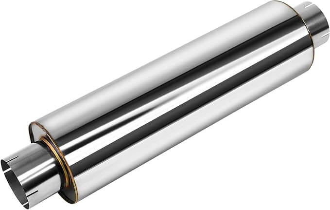 Straight Through Stainless Steel Muffler | 3" 4" 5"