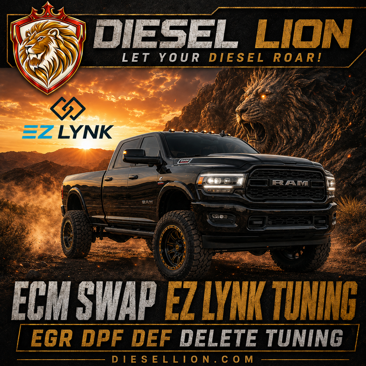 2022–2024 Ram 6.7L Cummins EZ LYNK Delete Tuning | SOTF + 68RFE TCM | Tunes Only
