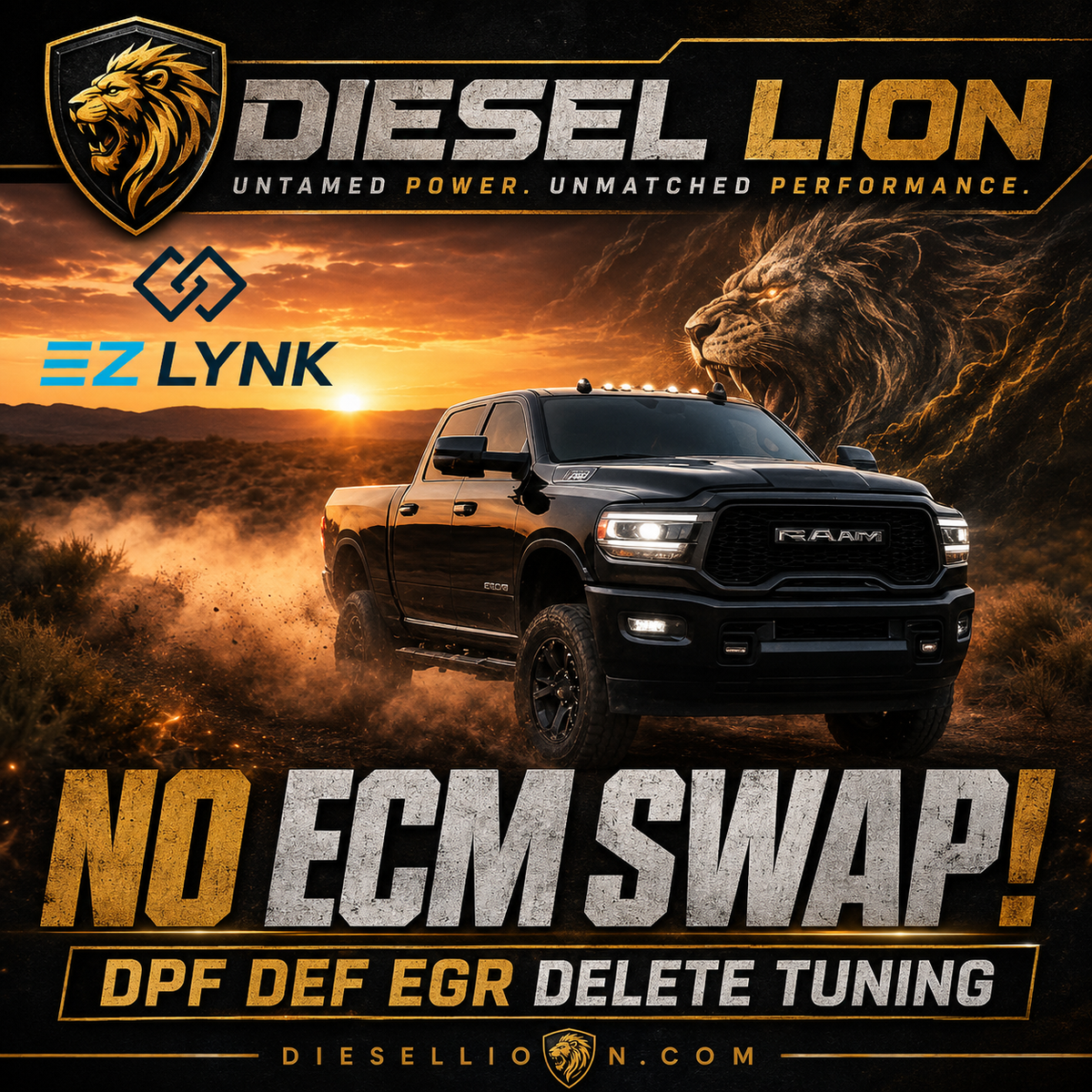 NO ECM SWAP WITH POWER LEVELS 0-150HP! | 2022-2024 RAM CUMMINS | DPF DEF EGR DELETE TUNES WITHOUT EZ LYNK TUNER