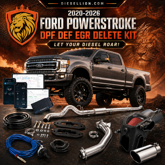 2020-2026 Ford Powerstroke Full DPF DEF EGR Delete Kit | EZ Lynk Tuner with ECM TCM & SOTF Tunes