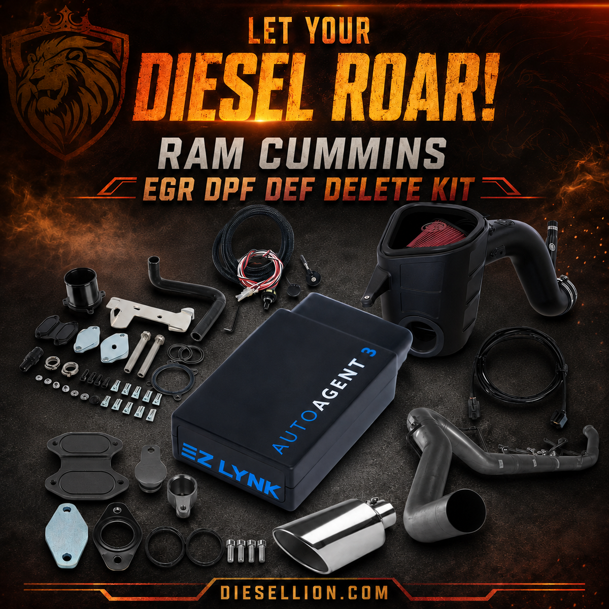 EZ LYNK EGR DPF DEF DELETE KIT | 2019-2021 Ram Cummins