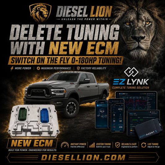 2022-2024 RAM 6.7L CUMMINS DPF DEF EGR DELETE TUNING | EZ LYNK + NEW ECM + SOTF SWITCH & CABLES