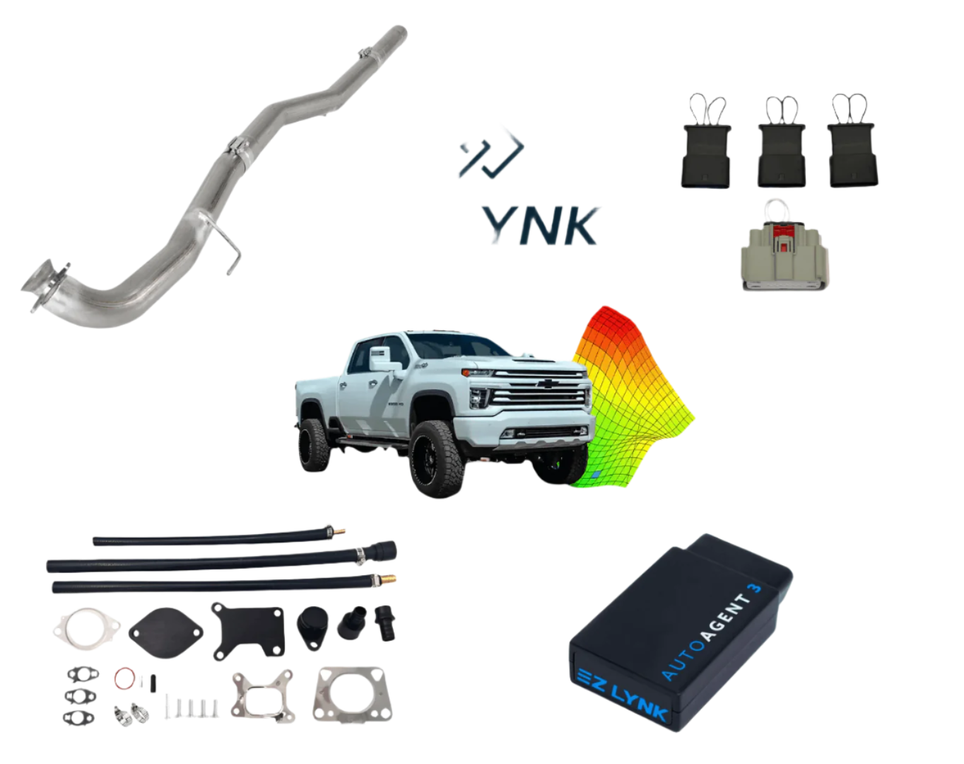 EZ LYNK DPF DEF EGR DELETE KIT | STEALTH TUNES | 2017-2023 CHEVY / GMC DURAMAX