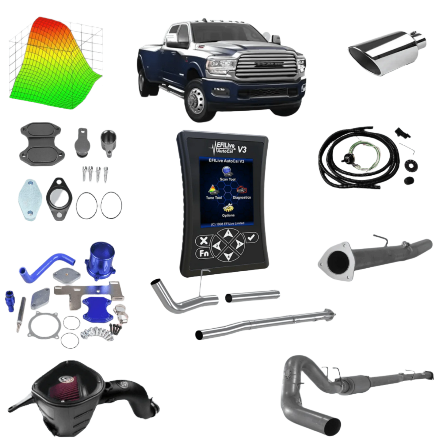 EFI Live Tuner | Includes STEALTH tuning package | 2006-2021 Ram Cummins