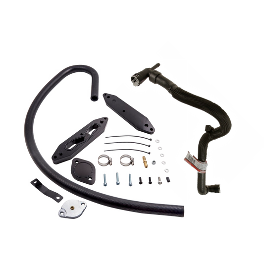 PREMIUM CNC EGR DELETE KIT WITH PASS THROUGH PLATES | Ford Powerstroke 2011-2024