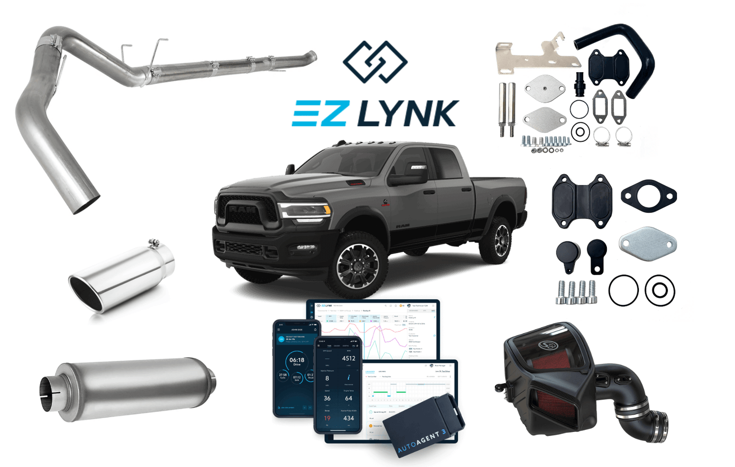 2022-2024 RAM CUMMINS | EZ LYNK WITH SOTF DELETE TUNE | NEW ECM | DPF DEF EGR Delete Kit